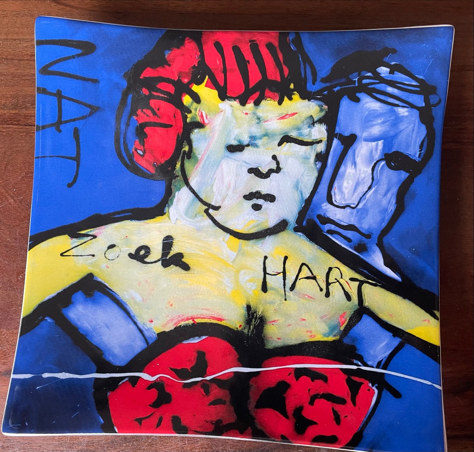 Herman brood schaal “zoek hart”, Ophalen of Verzenden