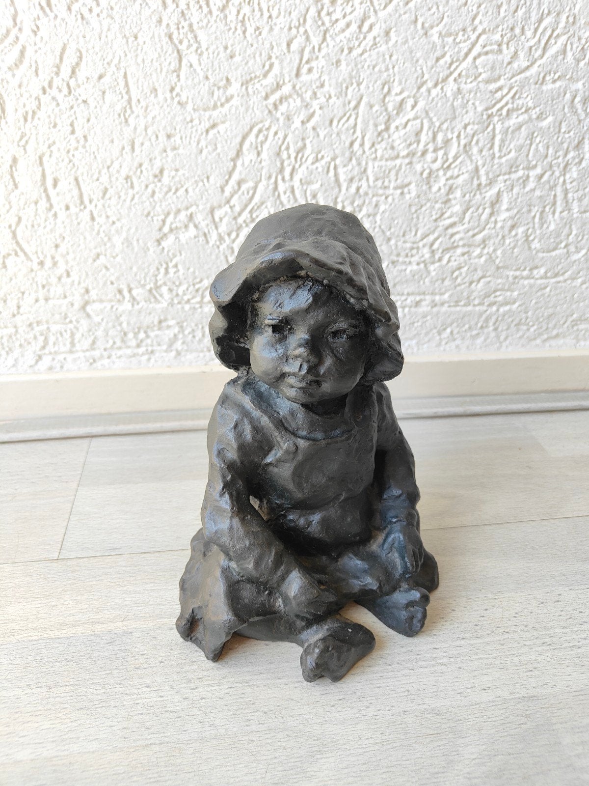 Twee zwarte decoratieve beeldjes Truus Coumans, Ophalen, Gebruikt, Mens