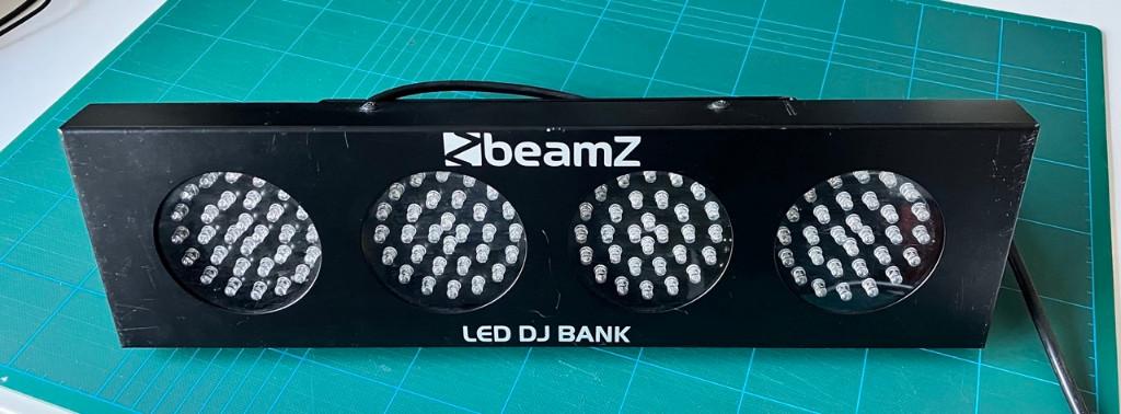 BeamZ LED DJ Bank 4 kleuren, Ophalen of Verzenden, Zo goed als nieuw, Licht, Geluidgestuurd