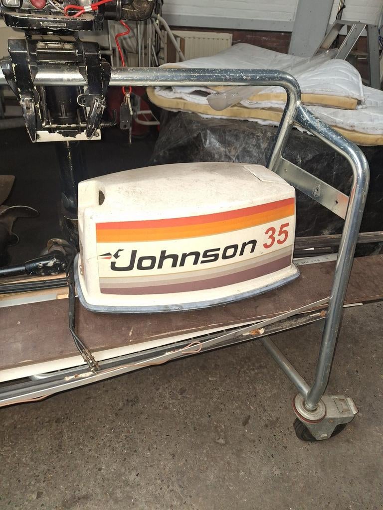 Kap voor Johnson 35 PK Buitenboordmotor - Gebruikt, Ophalen of Verzenden, Gebruikt, Motor en Techniek