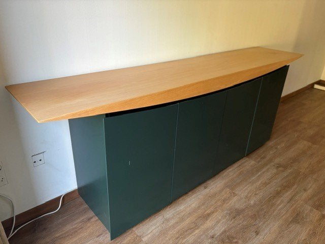 Dressoir, Ophalen, Eikenhout, 200 cm of meer, 25 tot 50 cm