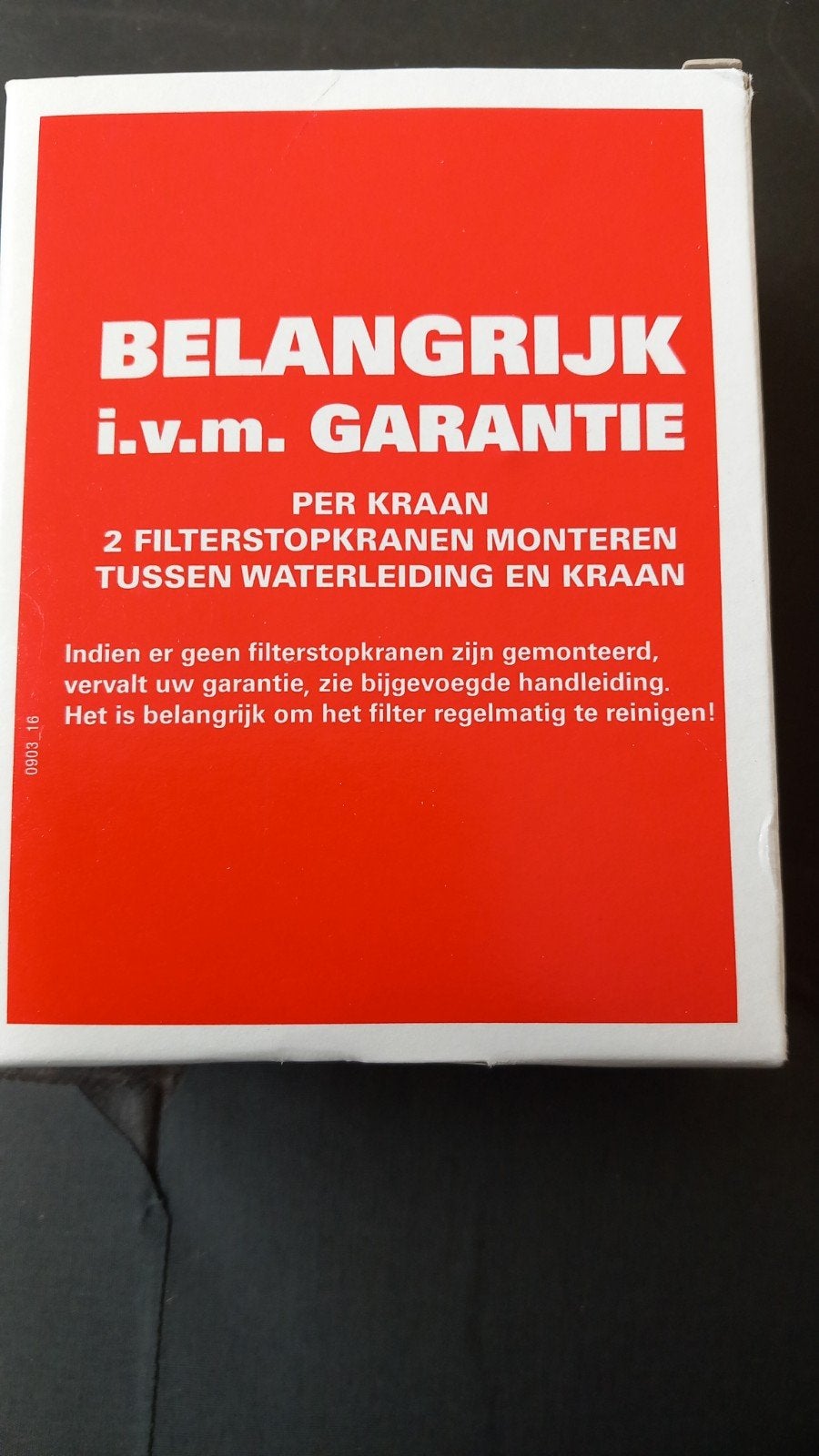 Dekker Filterstopkranen met filter (set van 2), Ophalen of Verzenden, Nieuw, Chroom, Kraan