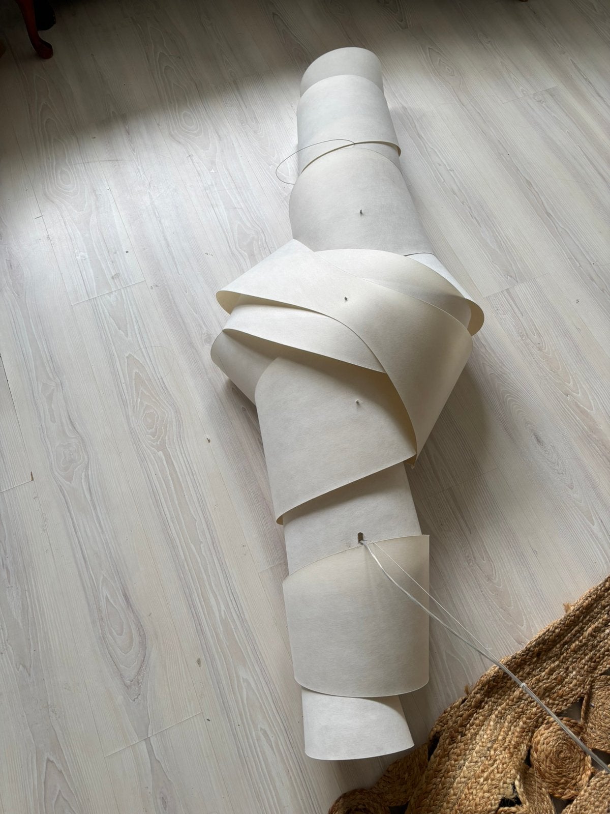 Vintage Foscarini Suspension caterpillar lamp, Ophalen, Zo goed als nieuw