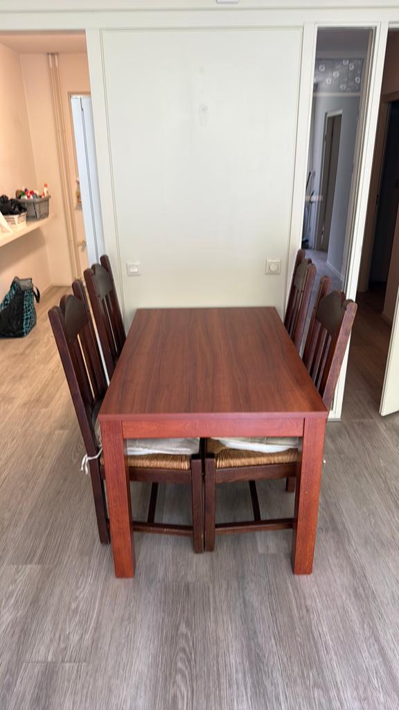 Eethoek, Huis en Inrichting, Ophalen, Zo goed als nieuw, 4 tot 6 stoelen