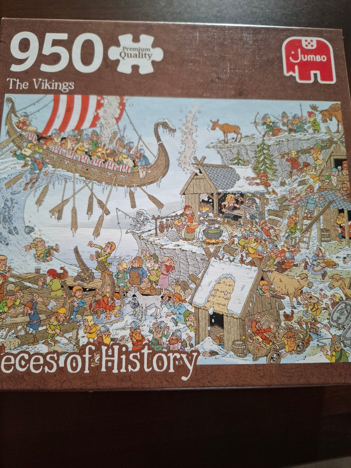puzzel pieces of History 950 stukjes, Ophalen of Verzenden, 500 t/m 1500 stukjes, Zo goed als nieuw, Legpuzzel