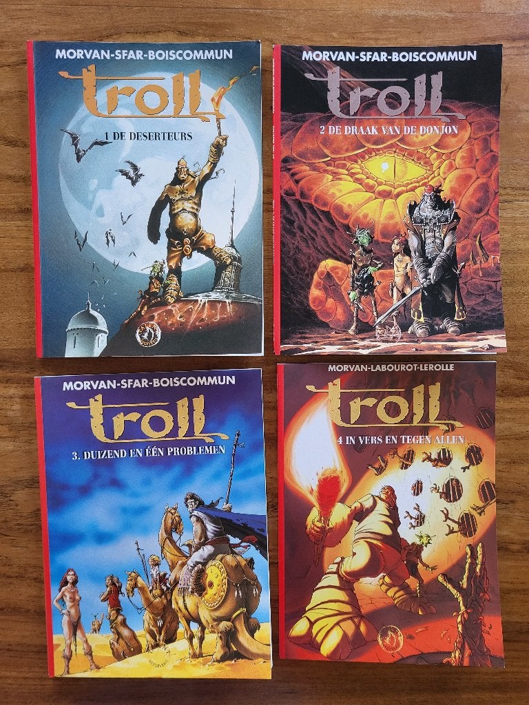 Troll #1-4, Meerdere stripboeken, Ophalen of Verzenden, Zo goed als nieuw