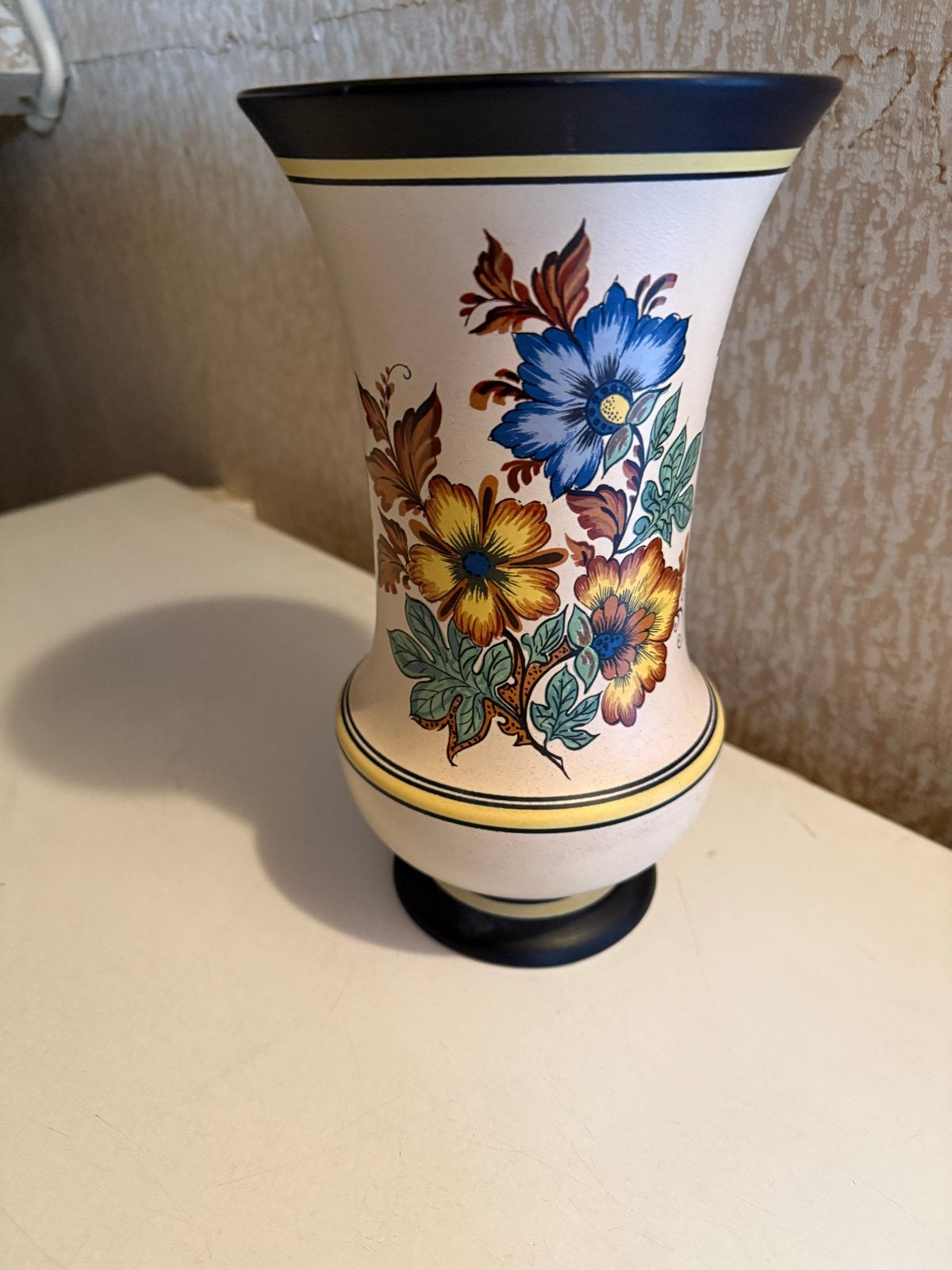 Vintage Gouda Plateel Vaas - Handwerk Holland, Antiek en Kunst, Ophalen