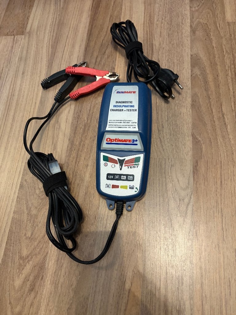 Techmate Optimate 3+ druppellader voor o.a. motor, Ophalen of Verzenden, Zo goed als nieuw