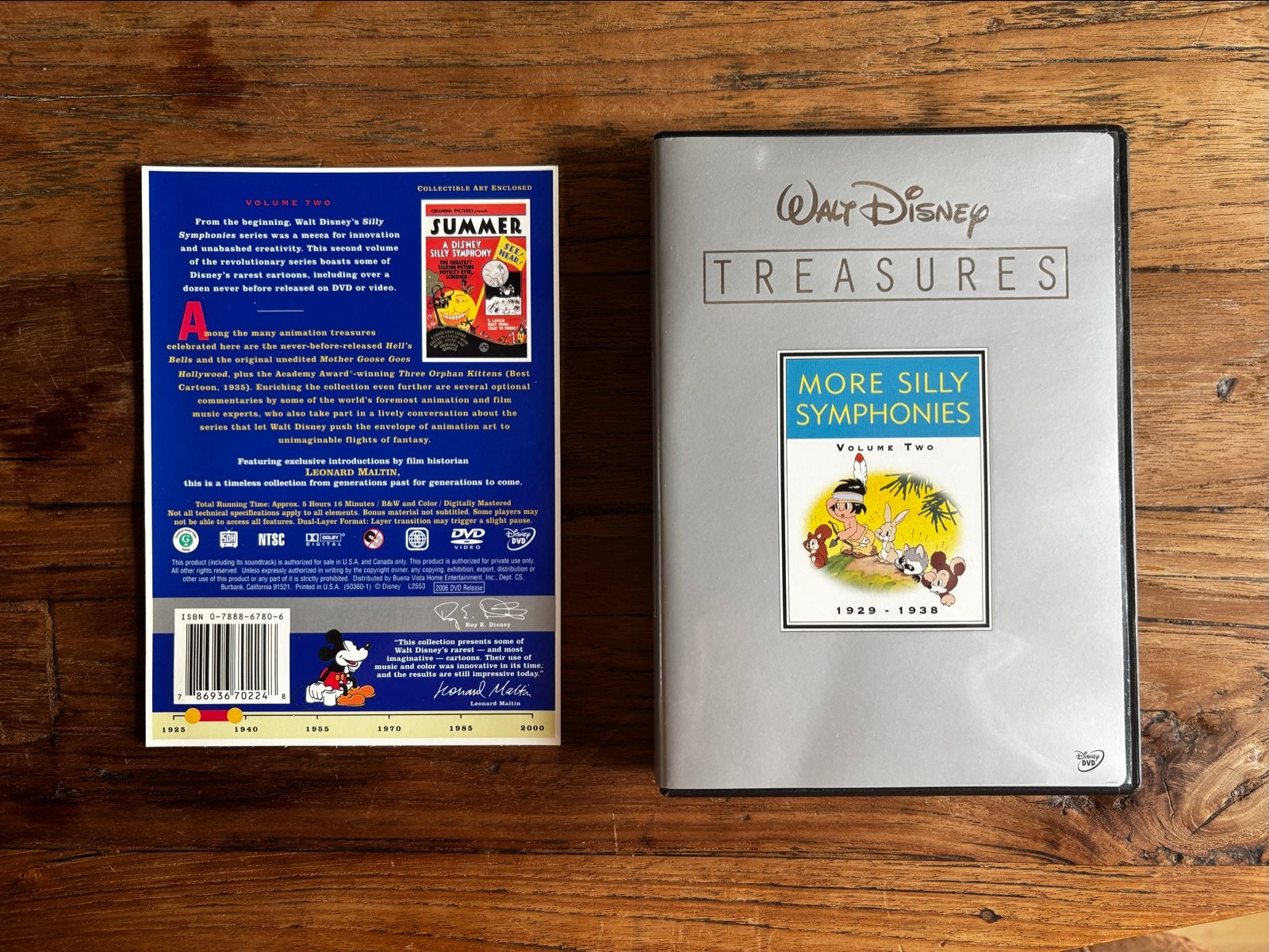 Walt Disney Treasures: More Silly Symphonies Vol. 2 (DVD), Ophalen of Verzenden, Overige figuren, Zo goed als nieuw, Overige typen