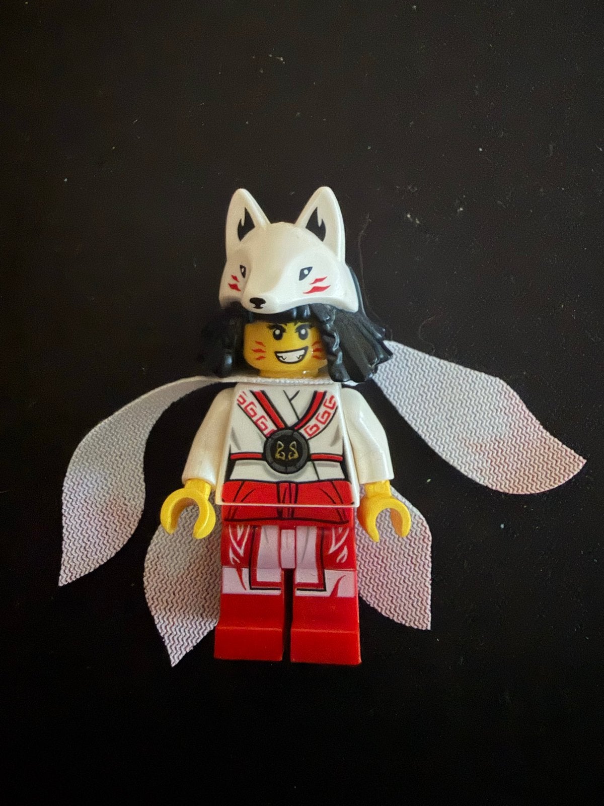 LEGO Ninjago Akita njo521 - Compleet met cape & wolvenmasker, Ophalen of Verzenden, Zo goed als nieuw