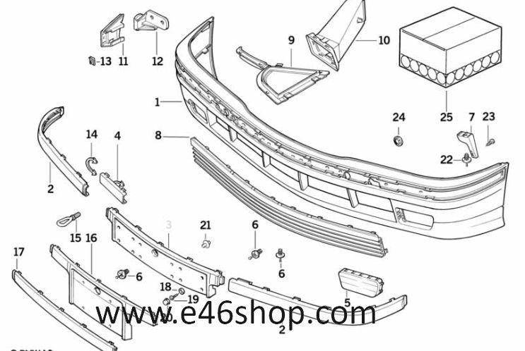 BMW E36 BMW MOTORSPORT STOOTLIJST RECHTS OE 51111960712 NIEU, -, -, Nieuw, Ophalen of Verzenden