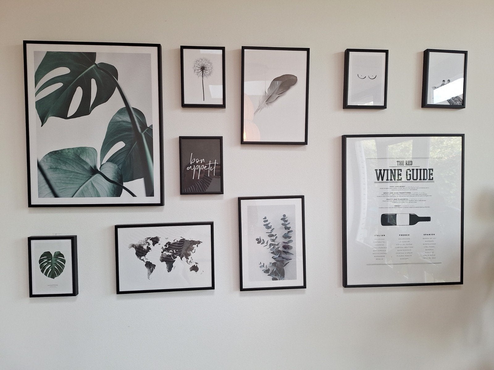 Set van 10 diverse ingelijste posters/prints, Ophalen of Verzenden, 100 tot 125 cm, 75 – 100, Print