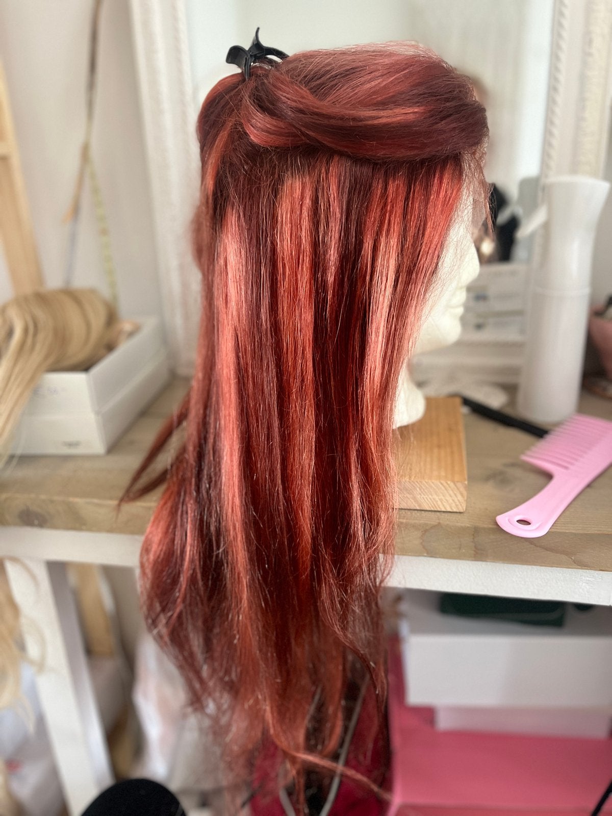 100% Human Hair Lace Pruik - Super Zacht Haar, Ophalen of Verzenden, Nieuw, Pruik of Haarverlenging