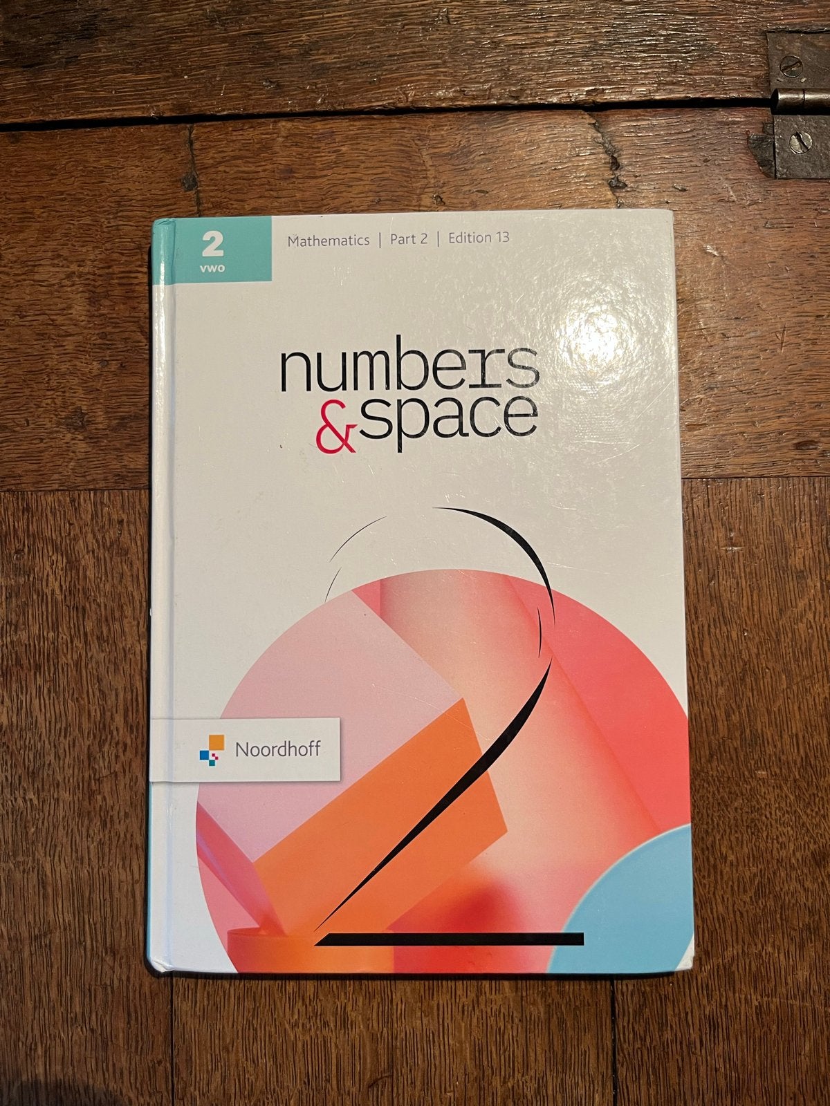 Numbers & Space VWO 2 Wiskunde deel 2 - Noordhoff, Ophalen of Verzenden, Zo goed als nieuw, VWO, Wiskunde A