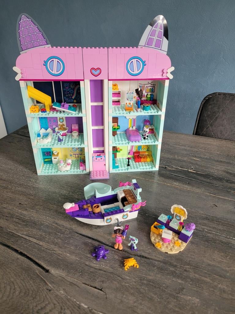 Lego Gabby's Poppenhuis 10788 & 10786 2 sets, Lego, Ophalen of Verzenden, Zo goed als nieuw, Compleet