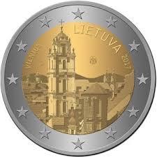 2 Euro Litouwen 2017 UNC - Vilnius, Verzenden, Overige landen, 2 euro, Losse munt