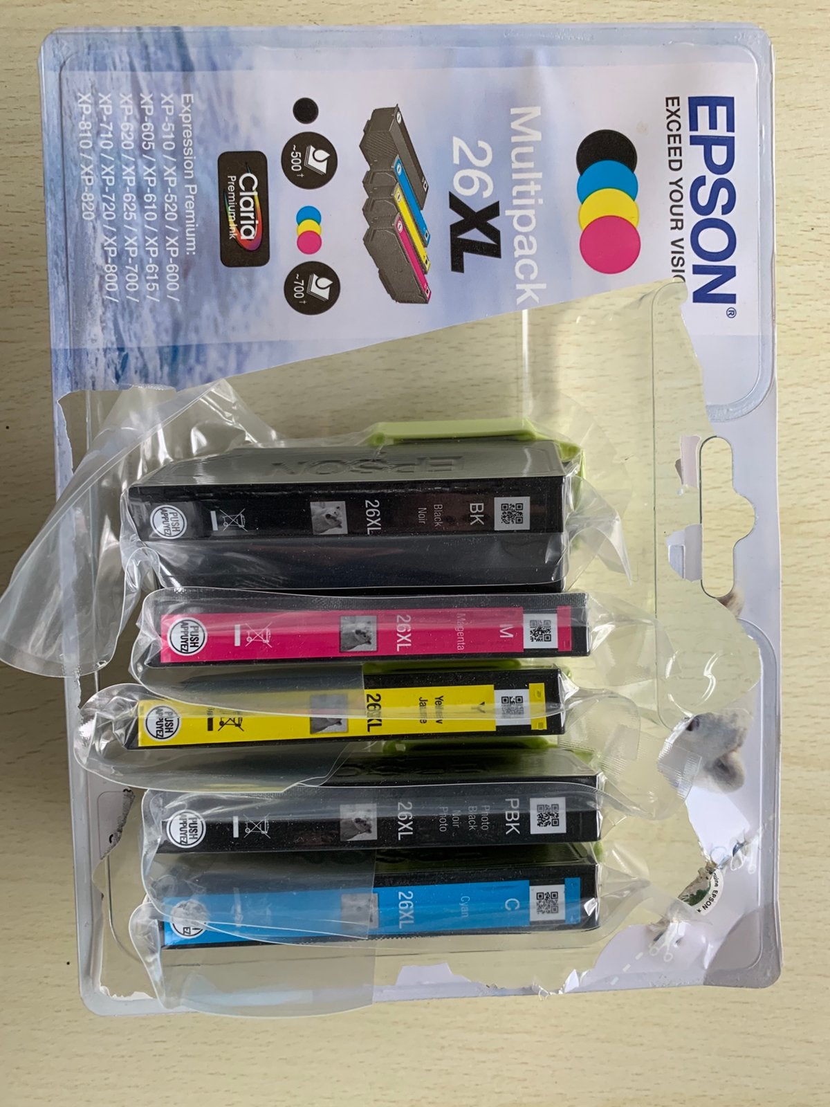 Epson multipack 26 XL cartridge nieuw in verpakking, Ophalen of Verzenden, Nieuw, Cartridge