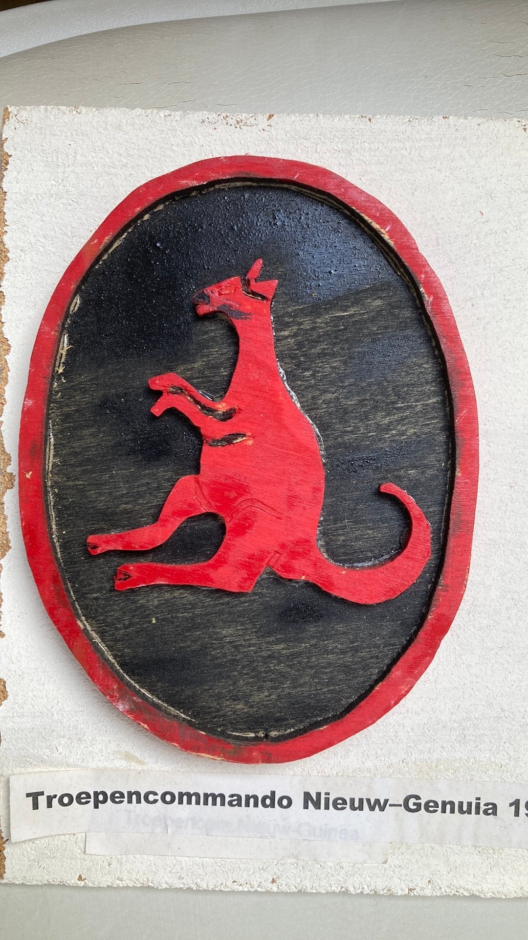 Troepencommando Nieuw Guinea 1946-1950, Ophalen of Verzenden, Landmacht, Nederland, Embleem of Badge
