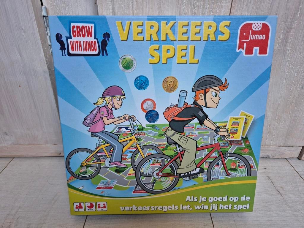 Educatief: Verkeersspel 8+ (Jumbo/ als NIEUW), Ophalen, Jumbo spellen