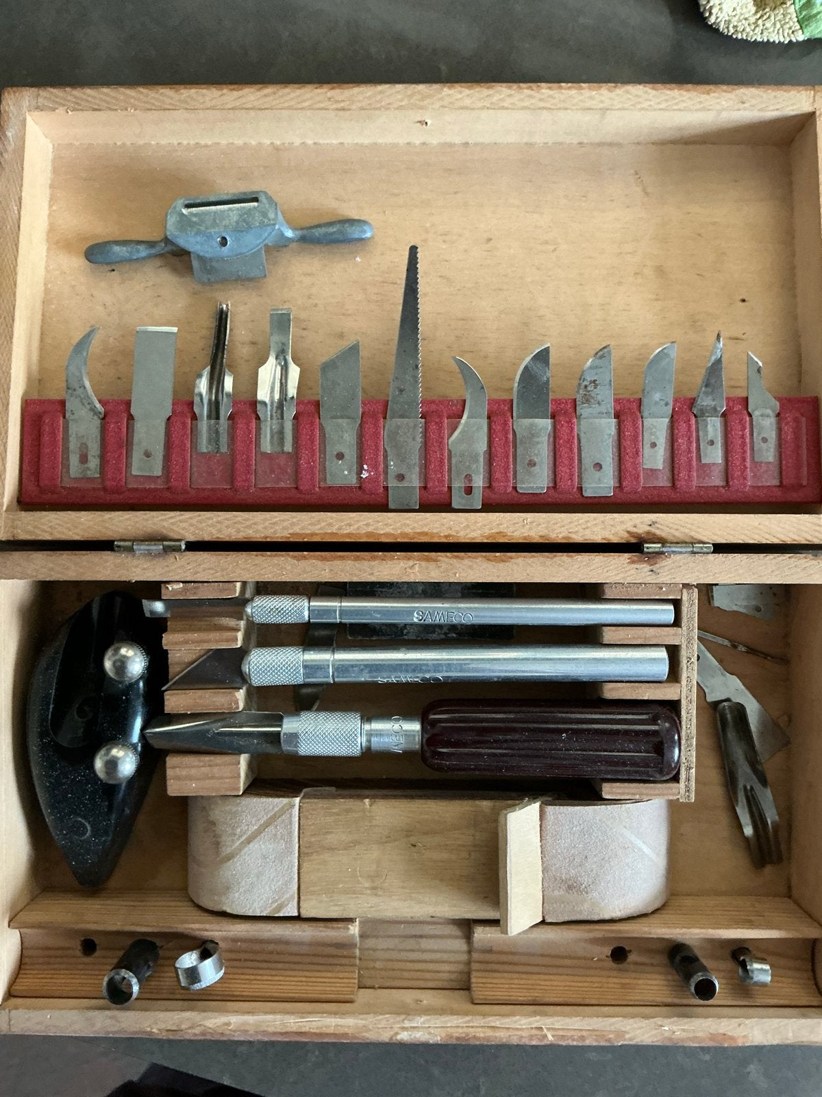 Sameco hobby messenset, Ophalen of Verzenden, Gebruikt, Snijgereedschap, Overige merken