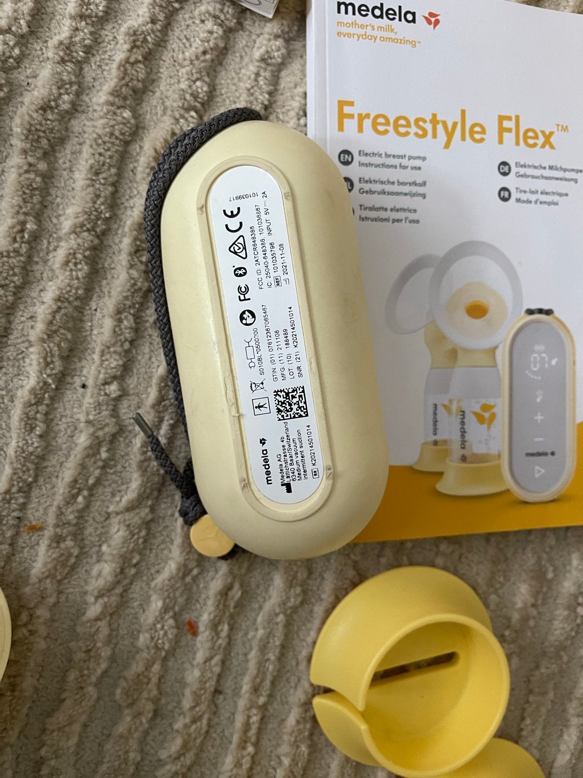 Medela Freestyle Flex Dubbele Elektrische Borstkolf Set, Ophalen of Verzenden, Zo goed als nieuw