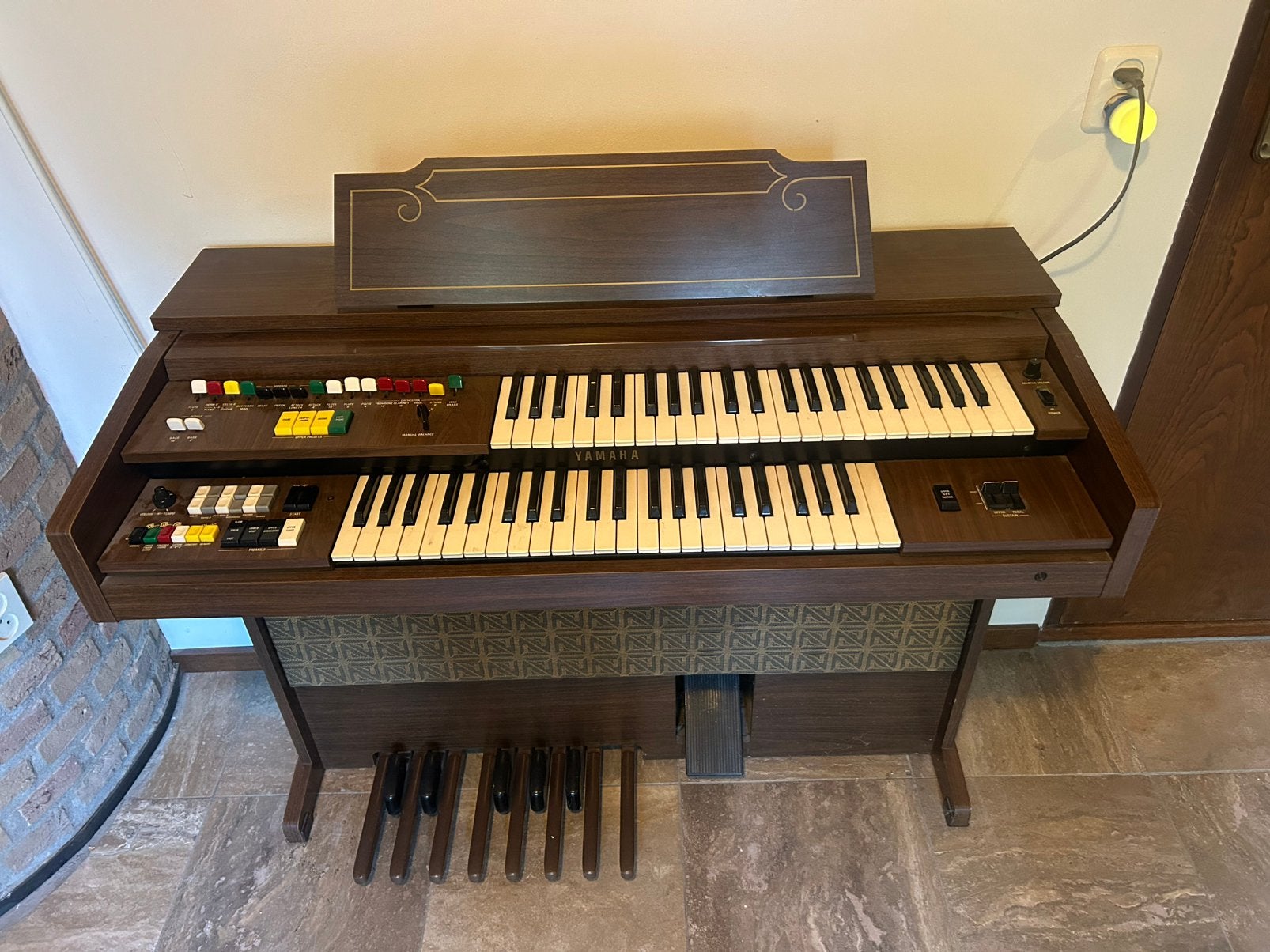 Orgel Yamaha B-35, Muziek en Instrumenten, Ophalen, Gebruikt, 2 klavieren, Orgel