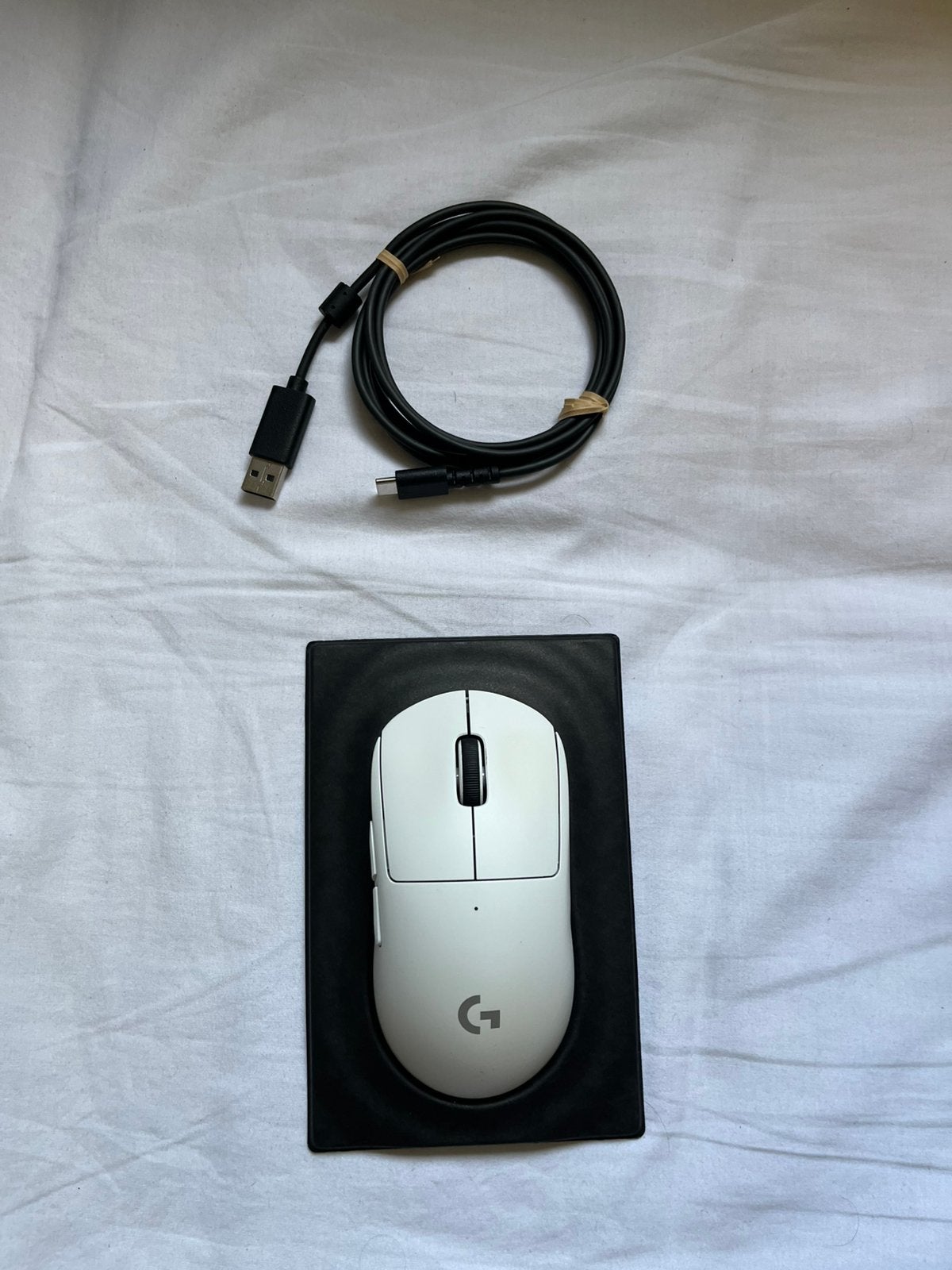 Logitech GPro X Superlight 2 Wit Muis met SuperGlide Skates, Computers en Software, Muizen, Nieuw, Ophalen of Verzenden