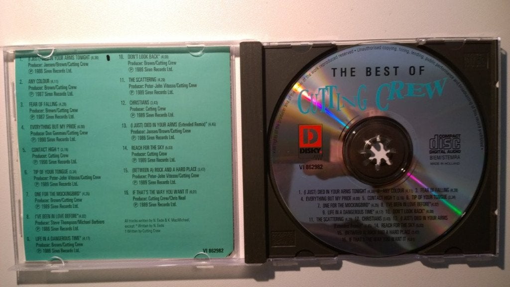Cutting Crew - The Best Of, Cd's en Dvd's, Ophalen of Verzenden, Zo goed als nieuw, Rock, Album