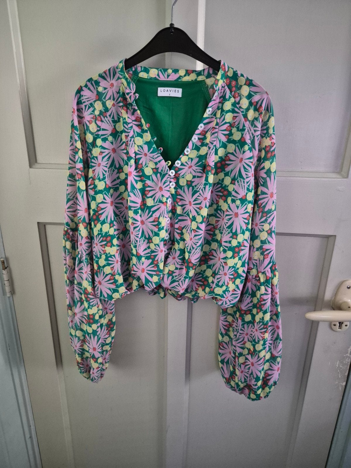 Loavies bloemenprint blouse maat S, Meerkleurig, Ophalen of Verzenden, Maat 36 (S), Loavies