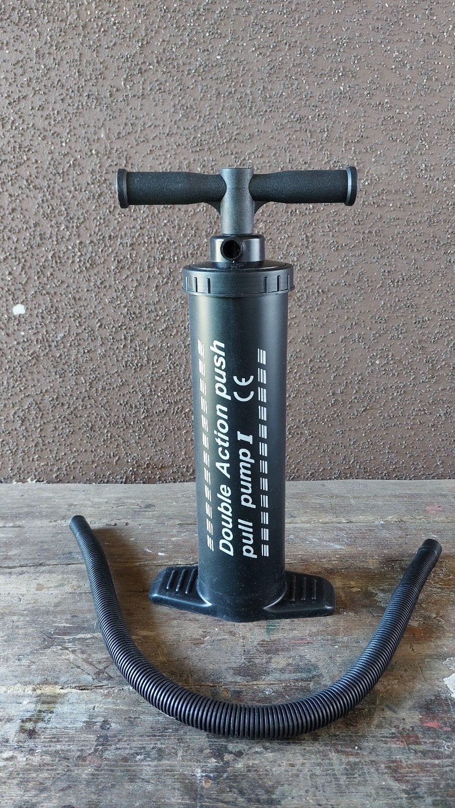 Double Action push pull pomp - Handmatige luchtpomp, Ophalen of Verzenden, Gebruikt, Handmatig