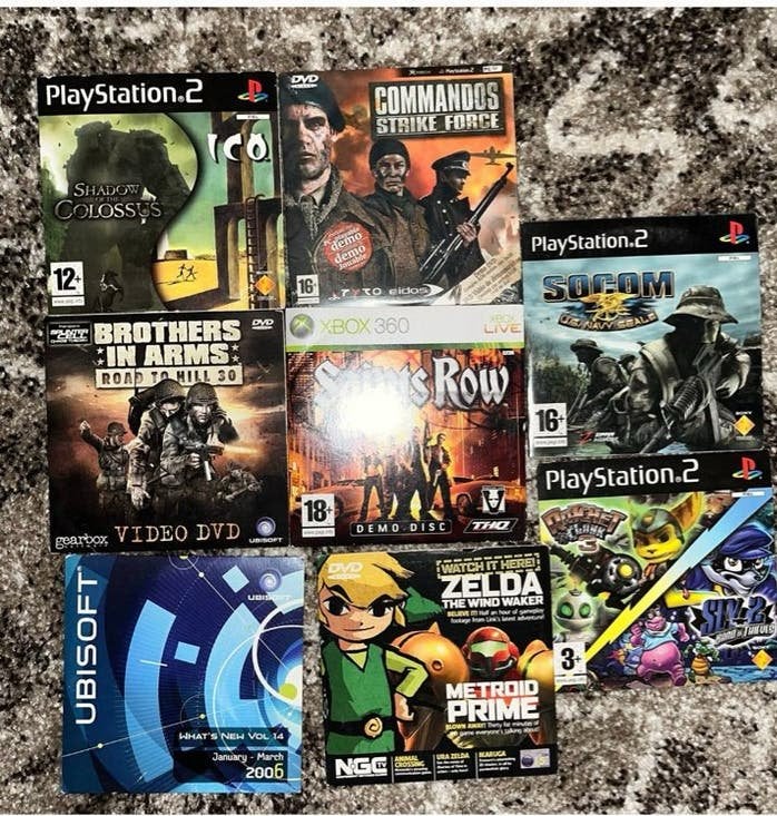 Diverse demos PlayStation 2, Xbox 360 & GameCube games, Spelcomputers en Games, Gebruikt, Overige genres, 1 speler, Eén computer