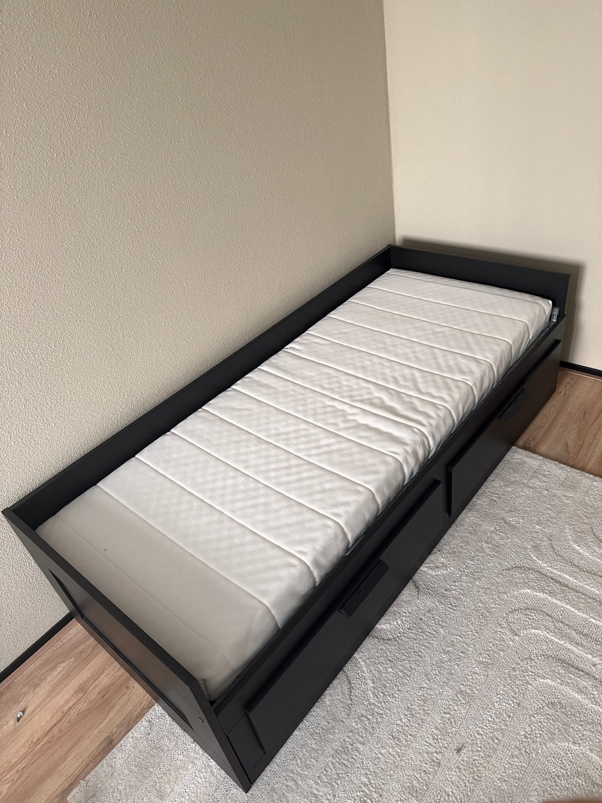 Brimnes bedbank IKEA, Ophalen, Eenpersoons, Zwart, Nieuw