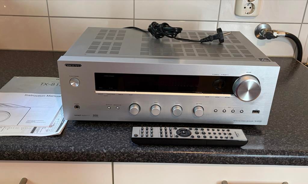 Onkyo TX-8130 Netwerk Stereo Receiver - Zo goed als nieuw, Ophalen, Zo goed als nieuw, 60 tot 120 watt, Stereo