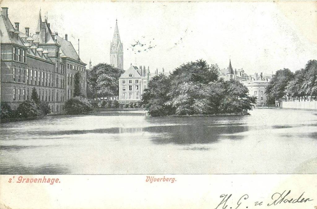 388-199-047 Den Haag Vijverberg, Verzenden, Voor 1920, Zuid-Holland