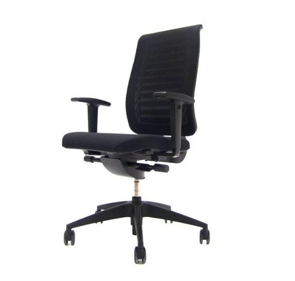Girsberger Reflex NPR 1813 ergonomische bureaustoel, Ophalen, Zwart, Zo goed als nieuw, Bureaustoel