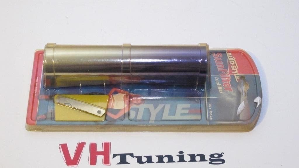 Autostyle FY SF02B Raamband zonnefilter Blauw metalic, Auto diversen, Tuning en Styling, Ophalen of Verzenden