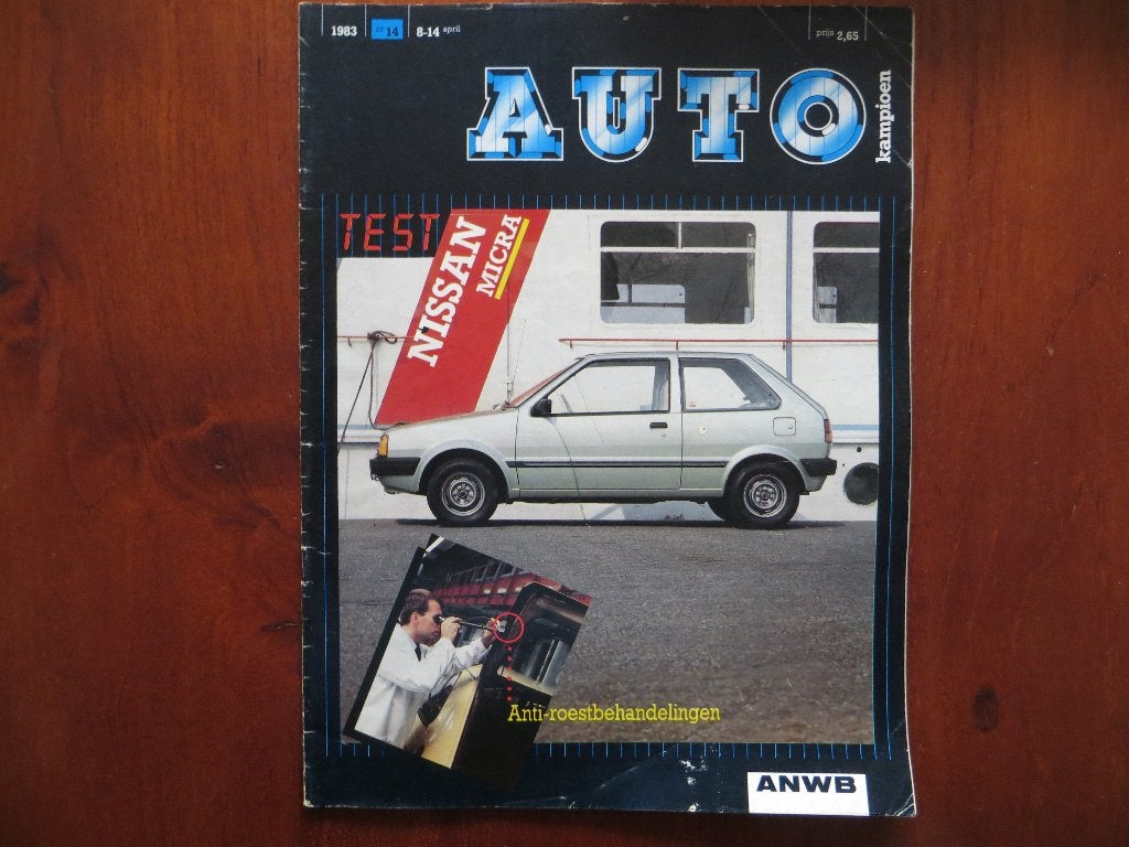 Autokampioen 14 1983 Nissan Micra, Toyota Cressida, Ophalen of Verzenden, Zo goed als nieuw, Toyota