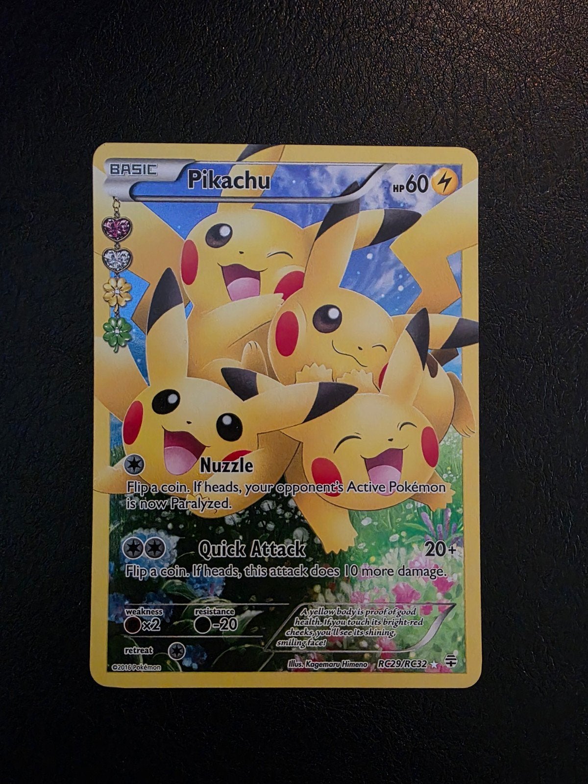 Pikachu RC29/RC32 Radiant Collection Pokemon Kaart, Hobby en Vrije tijd, Ophalen of Verzenden, Zo goed als nieuw, Losse kaart