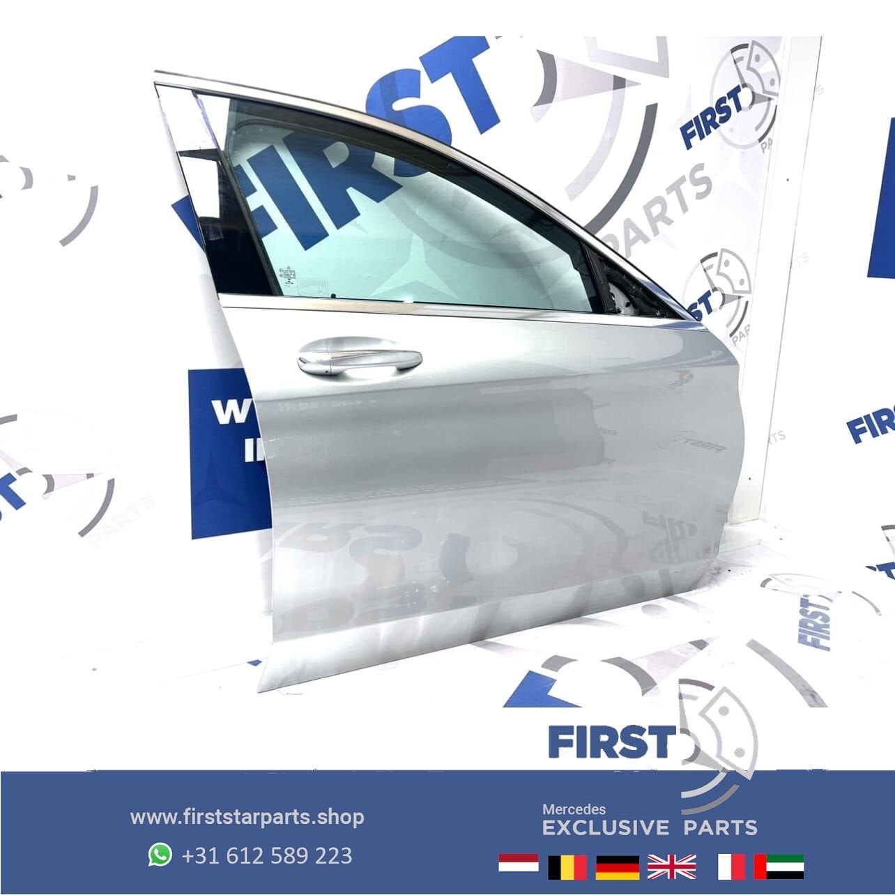 W205 DEUR RECHTS VOOR COMPLEET PORTIER RECHTSVOOR C Klasse C, Auto-onderdelen, Gebruikt, -, Deur, Ophalen of Verzenden