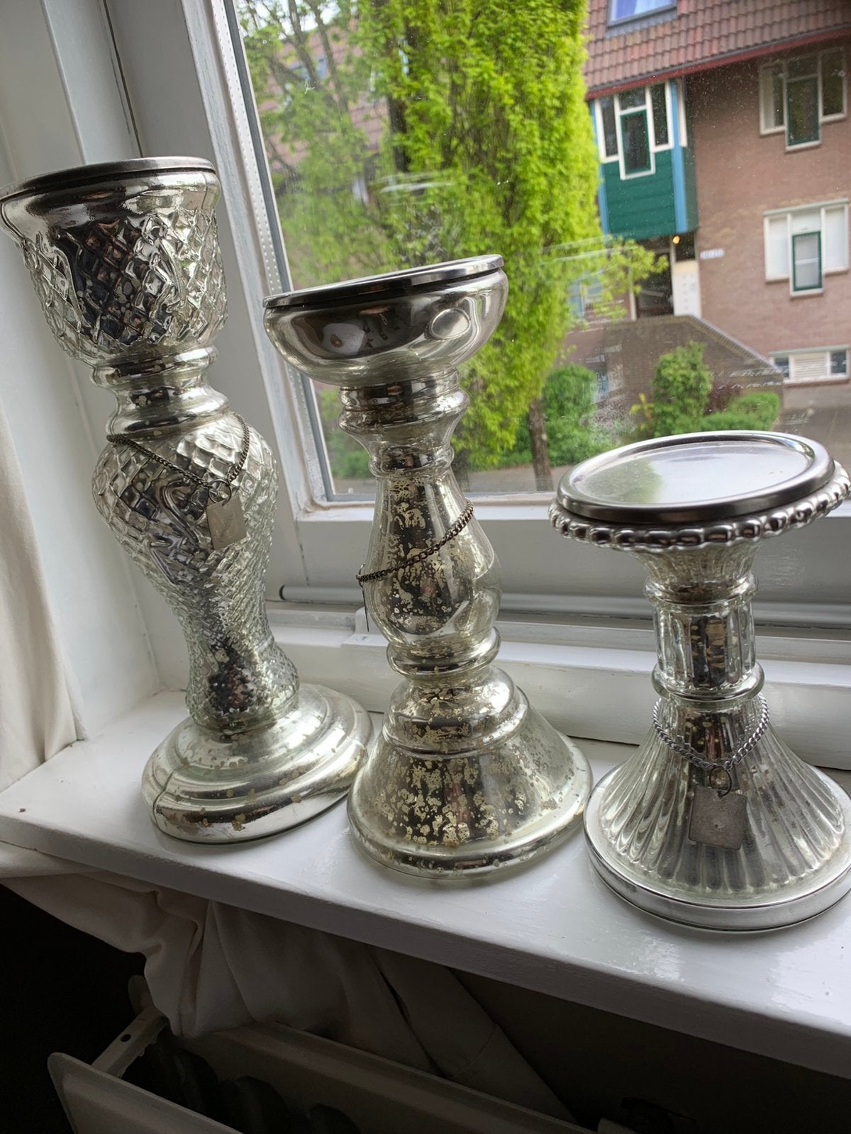 Kandelaars riviera maison, Huis en Inrichting, Woonaccessoires | Kandelaars en Kaarsen, Ophalen, Glas