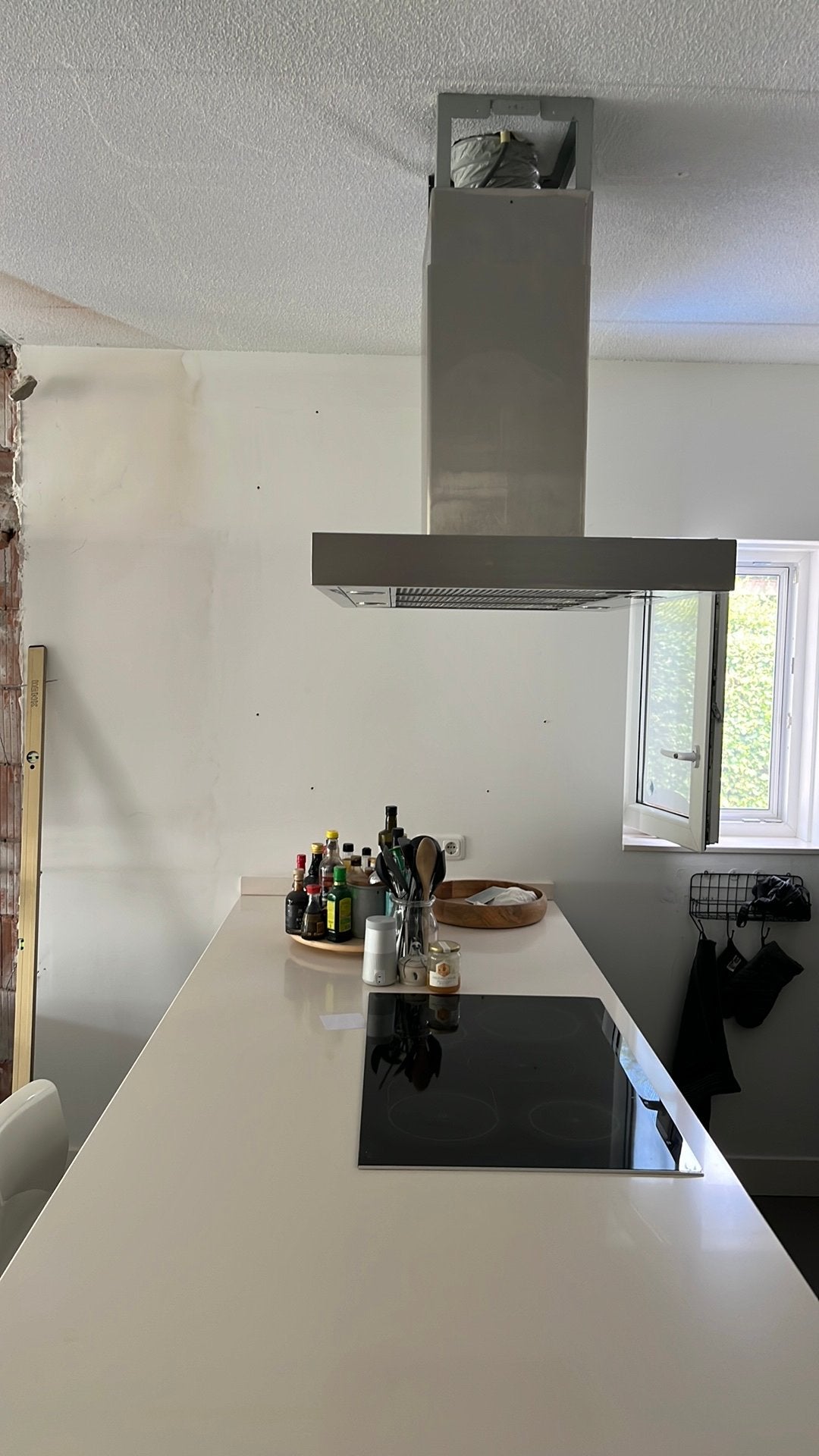 kookeiland siemens inductieplaat en afzuigkap., Ophalen, Gebruikt, Blauw, Overige typen