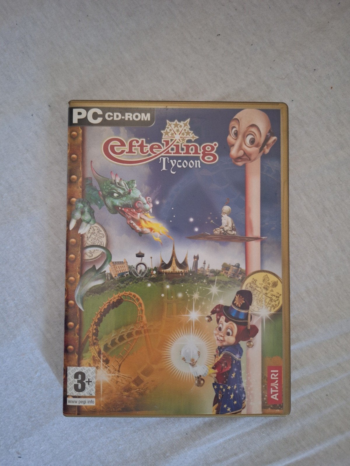 Efteling Tycoon PC CD-ROM - Bouw je eigen sprookjespark!, Verzamelen, Ophalen of Verzenden, Gebruikt, Overige typen