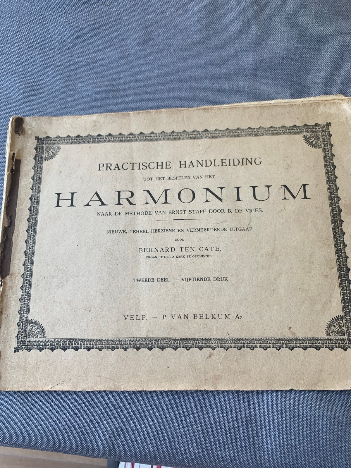 Practische Handleiding tot het Bespelen van het Harmonium, Gebruikt, Klassiek, Les of Cursus, Overige instrumenten