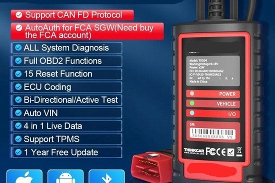 OBD Scanner - OBD2 - Auto Scanner - Auto uitlezen - Diagnose, Corvance B.V., Verzenden, Nieuw, Corvancebol@gmail.com
