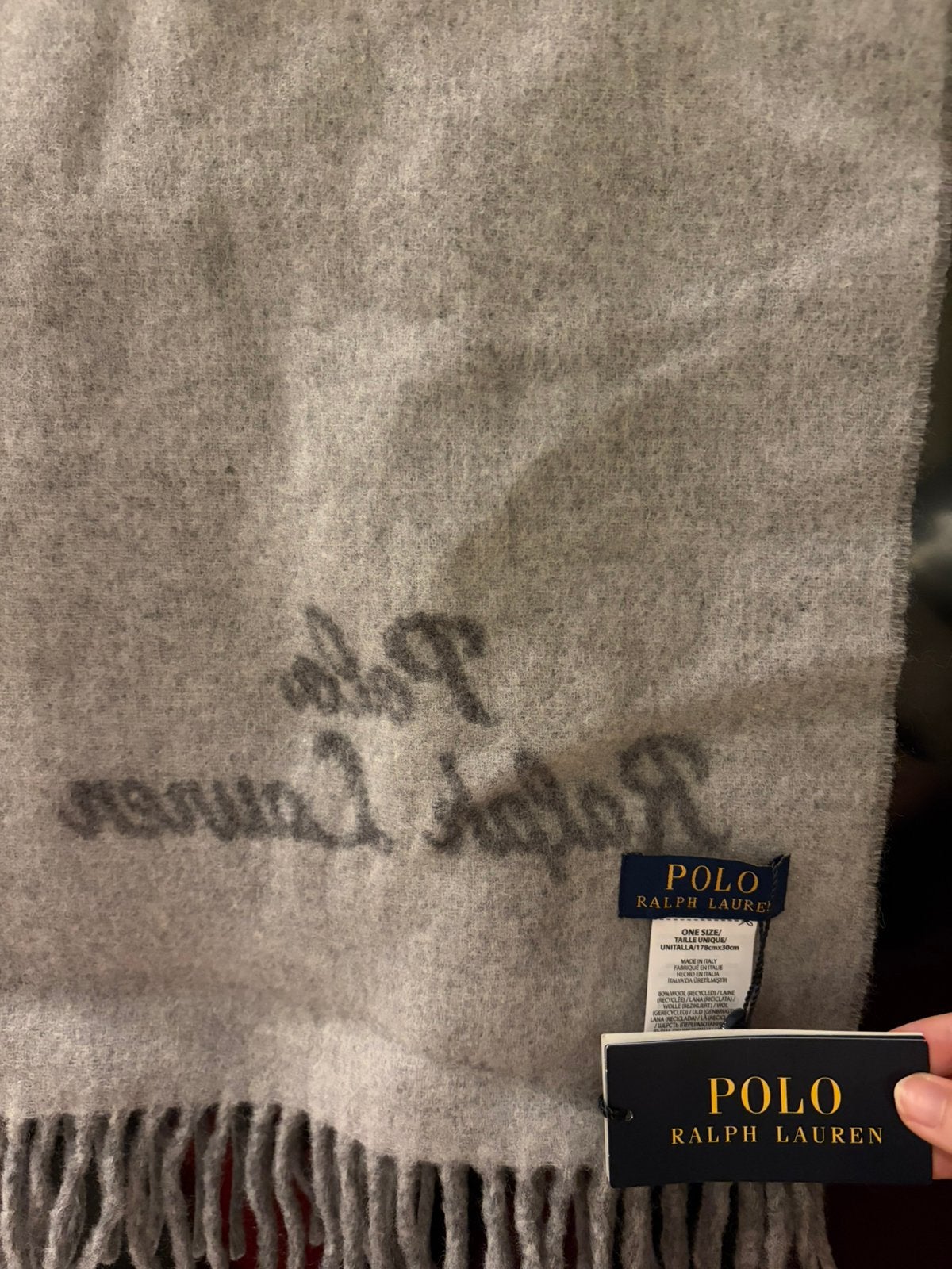 Polo Ralph Lauren sjaal wol, Ophalen of Verzenden, Nieuw, Sjaal