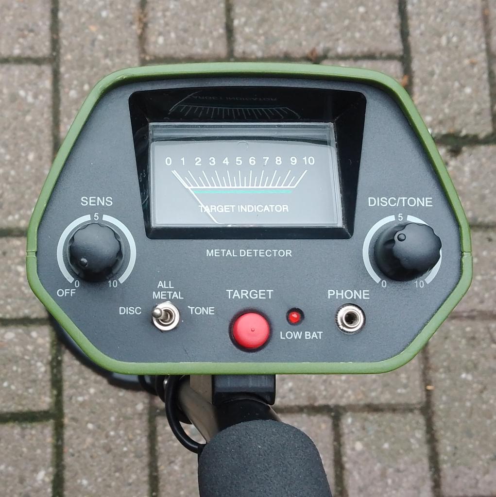 metaaldetector,werkt 100% en is in nette staat.type GC-1023., Ophalen of Verzenden, Zo goed als nieuw, Overige merken, Instelbare gevoeligheid