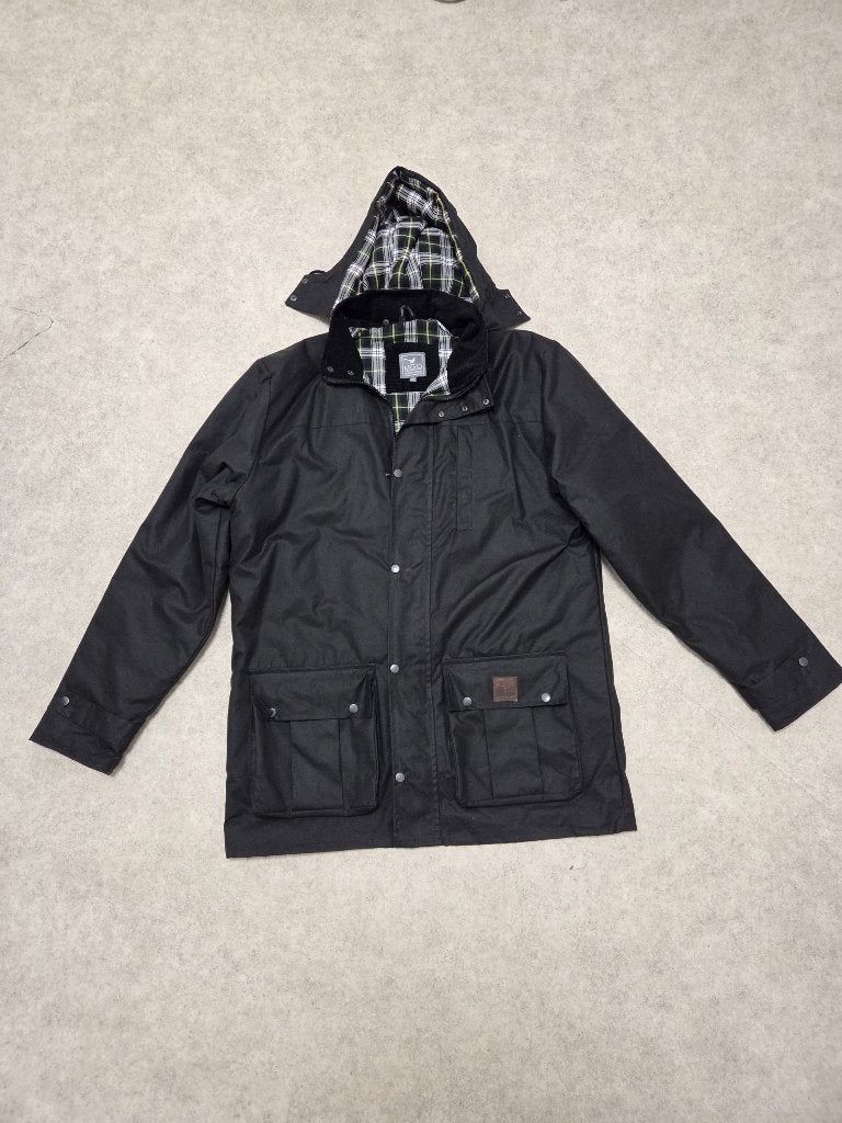 Heren James Black jas 3XL MGO Leisure wear. Nieuw, Kleding | Heren, Jassen | Winter, Zwart, Nieuw, Ophalen of Verzenden, Overige maten