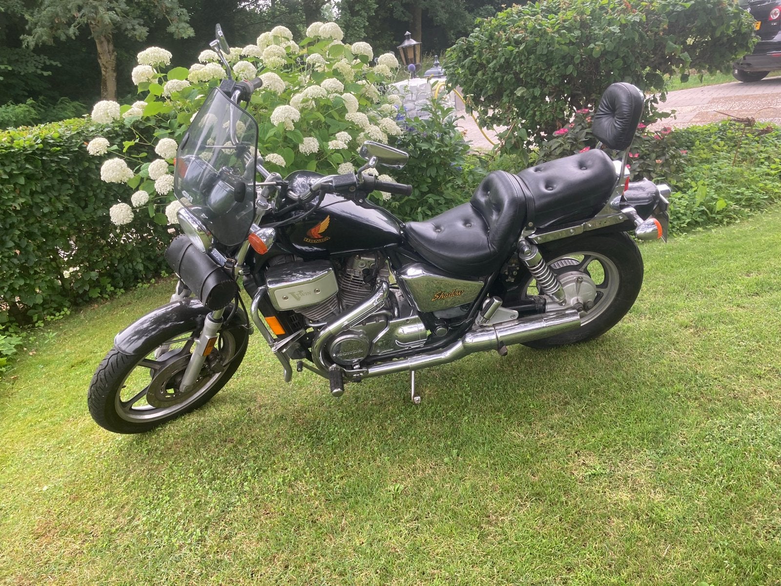 Honda Shadow 700C - Starten en lopen - Bouwjaar 1987, Motoren, Motoren | Honda, Chopper, Gebruikt, Particulier, Handgeschakeld
