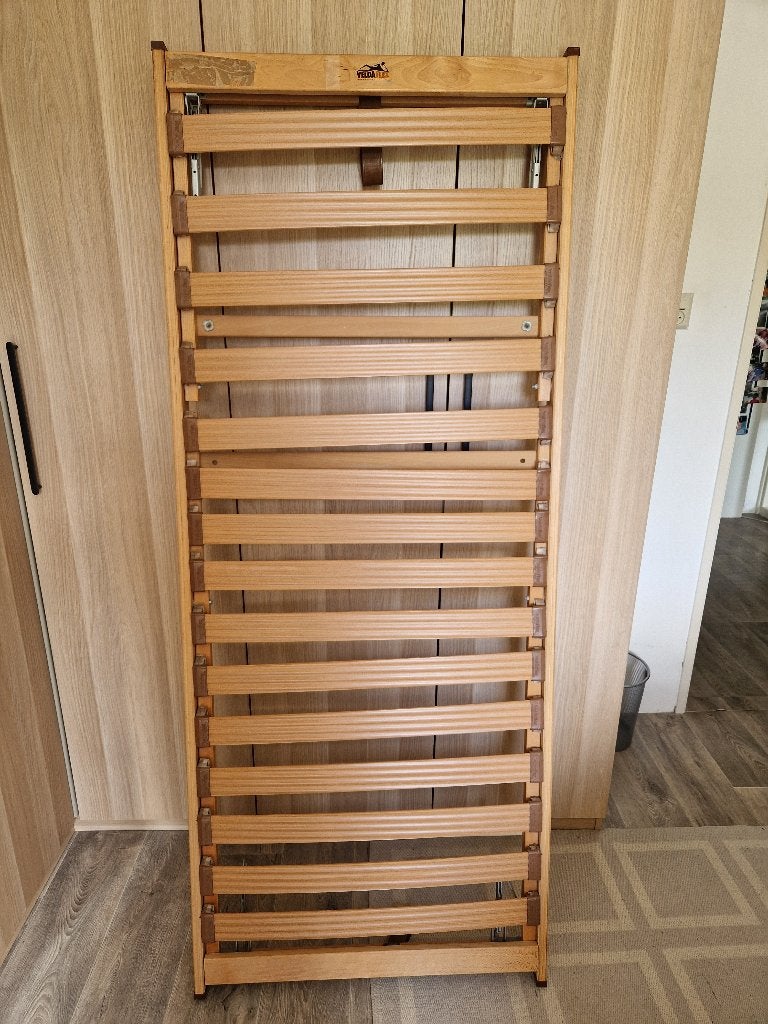 lattenbodem, Ophalen, Gebruikt, Eenpersoons, 190 cm of minder