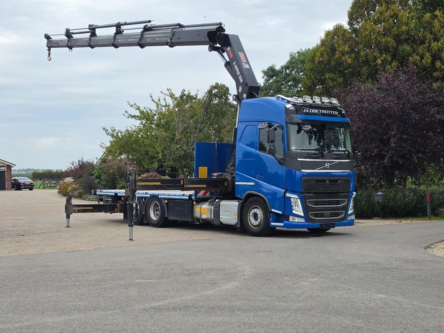 Volvo FH540 6x2! KRAANWAGEN/HIAB 55tm! TOP! DK1315, Automaat, Euro 6, Blauw, Elektrische ramen